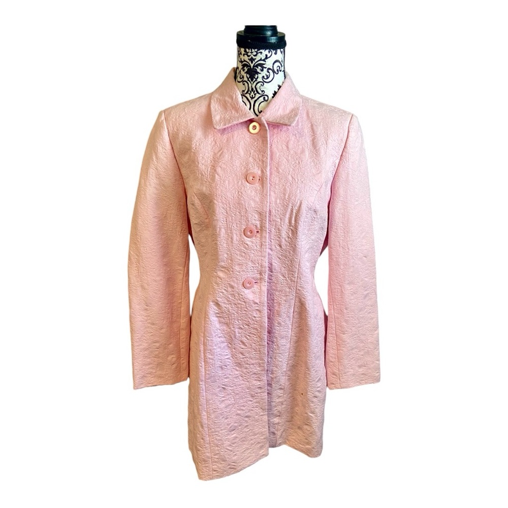 DONNA RAE Vintage pink trench coat